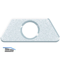 DORMAKABA Miniclip f�r Zylinderschl�ssel pextra Q, Kunststoff wei�