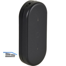 HOPPE Fenster-Griffloch-Verdeckrosette, Aluminium schwarz matt