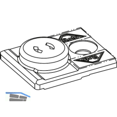 ROTO E-Tec Control Montageclip zu Ringmagnet MVS