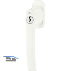 ROTO Fenstergriff ROTOLINE - TiltFirst sperrbar, Aluminium wei�