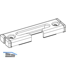 ROTO NT/NX Kipplager Holz zu Drehsperre verdeckt Eurofalz 24mm 13V silber