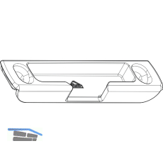 ROTO NT/NX Kipplager Holz einfr�sbar Falzluft 5mm Falztiefe 25mm 13V rechts Zink