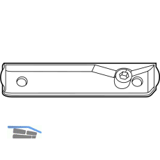 ROTO NT/NX Niveauschaltsperre Rahmenteil Holz einfr�sbar 5L FT 24 mm 13V rechts