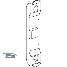 ROTO NT/NX Mittelschlie�er verdeckt Holz Rahmenteil 02 einfr�sbar Falzluft 5 mm