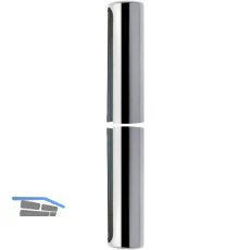 SOLIDO Aufsteckh�lsen, flachrund, Band � 16 mm, Kunststoff verchromt