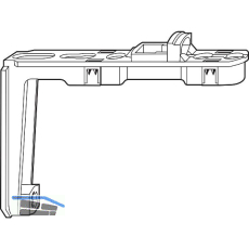 ROTO NT/NX Falzaxerstulp Bandseite E5/A/K/T/P f�r Dreh- oder Kippfenster silber