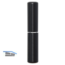 SOLIDO Aufsteckh�lsen, flachrund, Band � 16 mm, Aluminium schwarz matt