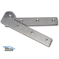 Tapetent�rband 130 mm, Stahl blank