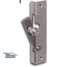 Fensterspreizel mit Eisenknopf, links, 50 mm, Stahl blank