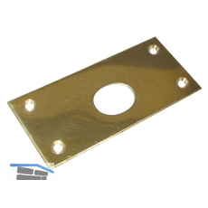 Riegelschlie�blech gerade, mit ovalem Loch, 78 x 34 mm, Messing blank