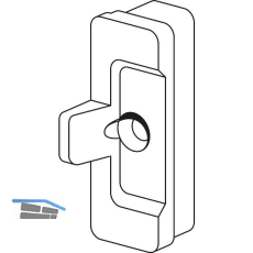 ROTO NT/NX Mittelschlie�er verdeckt Fl�gelteil Nr. 02 f�r Holz nicht verstellbar