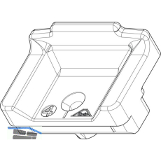 ROTO NT/NX Mittelschlie�er verdeckt K/A/P Fl�gelteil Nr. 14 grau (331485)