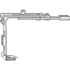 ROTO NT/NX Eckumlenkung kurz 1P-Zapfen silber