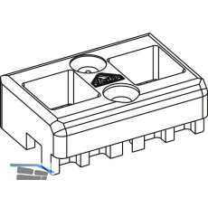ROTO NT/NX Schlie�st�ck 2-flg. f�r Kantriegel KBE/K�MMERLING/TROCAL 13V Zink