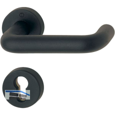 Dr�ckergarnitur PARIS auf Rosetten, PZ, 40 - 66, Kunststoff schwarz