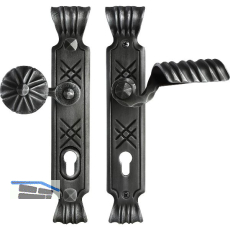 Sicherheits-Wechselgarnitur ALPINA PZ88, rechts, TS-70, schwarz passiviert