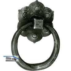 T�rklopfer DIRK 136 x 102 mm, Schmiedeeisen verzinkt geschw�rzt