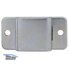 Stangenschlaufe zu Falttortreibriegel, Stange 25 X 10 mm, verzinkt