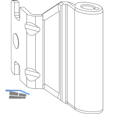MACO Bandwinkel AS/PVC 12/20- 9 mm, 120 kg, wei� (207268)