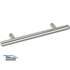 Griff Salra � 12 mm, LA 224 mm, Breite 304 mm, Stahl verchromt poliert