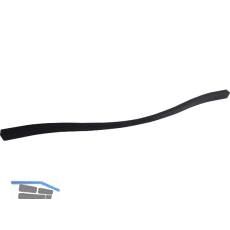 M�belgriff Fluid LA 288/320 mm, Breite 363 mm, ZN schwarz matt lackiert