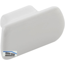 M�belknopf Vanilla Breite 49,5, Tiefe 26 mm, Keramik wei�