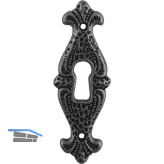 Schl�sselschild Faial Breite 25 mm, H�he 70 mm, ZN eisenf�rbig br�niert