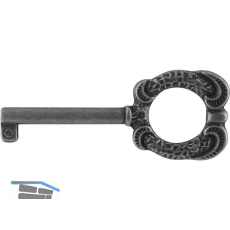 M�belschl�ssel Faial L�nge 83 mm, ZN eisenf�rbig br�niert