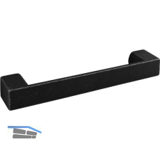 Griff Miguel LA 128 mm, Breite 161 mm, ZN eisenf�rbig getrommelt matt