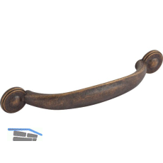 Griff Armona LA 96 mm, Breite 136 mm, ZN altmessing br�niert