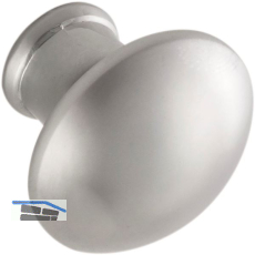 Knopf Bastoy � 30 mm, Tiefe 27 mm, ZN verchromt matt