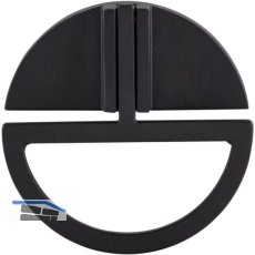 Klappgriff Trapani � 64 mm, Zinkdruckguss schwarz matt