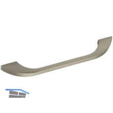 M�belgriff SLIM LA160, B200, Zinkdruckguss Edelstahl Effekt