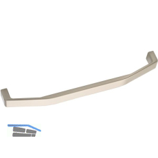 M�belgriff COOL B200, LA192, Zinkdruckguss Edelstahl Effekt