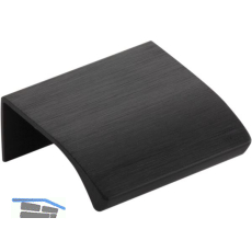 Griffleiste Edge Straight LA 20 mm, L�nge 40 mm, Aluminium schwarz matt