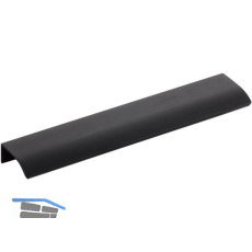 Griffleiste Edge Straight LA 2 x 80 mm, L�nge 200 mm, Aluminium schwarz matt