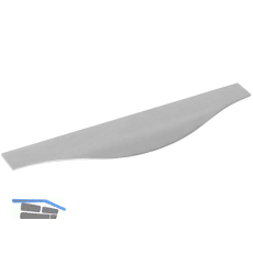 Griffleiste MALIBU CURVE L�nge 1195 mm, Aluminium Edelstahl Effekt