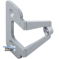 M�belgriffadapter f�r Faltschiebet�ren Zinkdruckguss verchromt matt