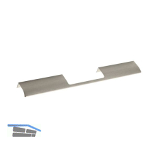 Griffleiste Edge Urban LA 2 x 64 mm, L�nge 350 mm, Aluminium Edelstahl Effekt