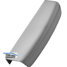Griffleiste Wow LA 160 mm, L�nge 192 mm, ZN Edelstahl Effekt