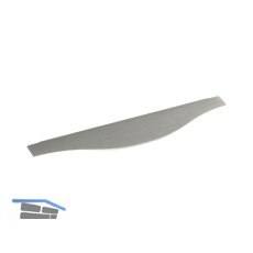 Griffleiste Torrence LA 2 x 90 mm, L�nge 296 mm, Aluminium Edelstahl Effekt