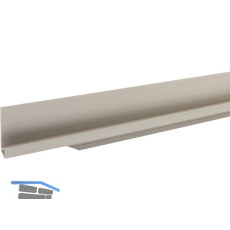 Griffleiste Grande L�nge 2500 mm, Aluminium Edelstahl Effekt