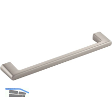 Griff Diner LA 160, Breite 180 mm, Zinkdruckguss Edelstahl Effekt