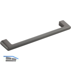 Griff Diner LA 160, Breite 180 mm, Zinkdruckguss anthrazit geb�rstet