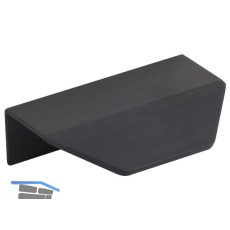 Griffleiste Blaze 2 LA 20, L�nge 60 mm, Aluminium schwarz matt geb�rstet