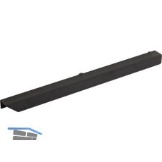 Griffleiste Blaze 2 LA 2x160, L�nge 350 mm, Aluminium schwarz matt geb�rstet