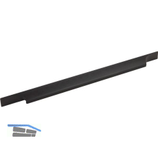 Griffleiste Primo LA 7 x 152,7 mm, L�nge 1189 mm, Aluminium schwarz matt