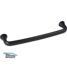 M�belgriff Provence LA 160 mm, Breite 178 mm, Gusseisen schwarz