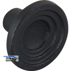 M�belknopf Fleur � 46 mm, Tiefe 30 mm, Gusseisen schwarz