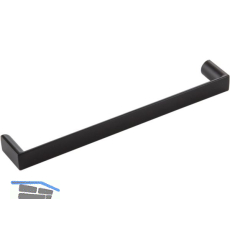 Griff Club LA 160 mm, Breite 168 mm, Zinkdruckguss schwarz matt lackiert